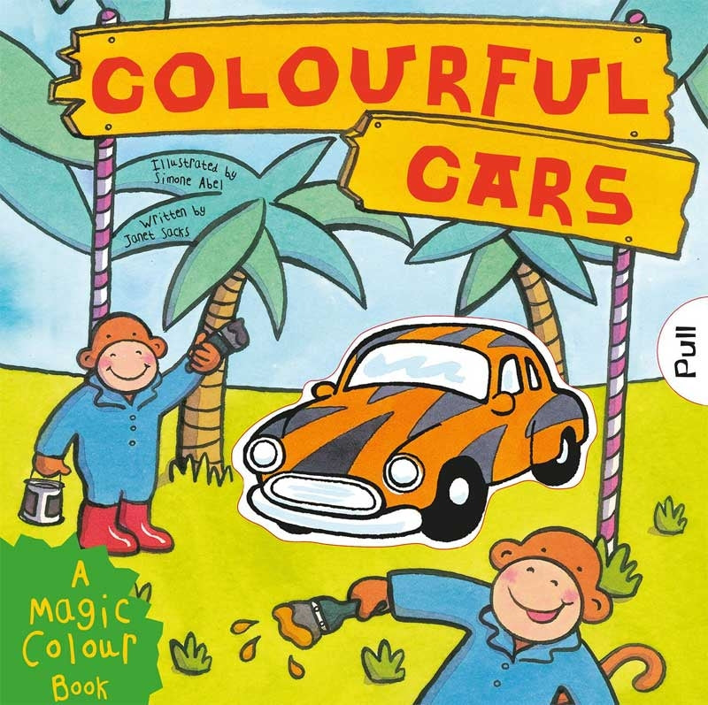 Colourful Cars (A Magic Colour Book) - Anilas UK
