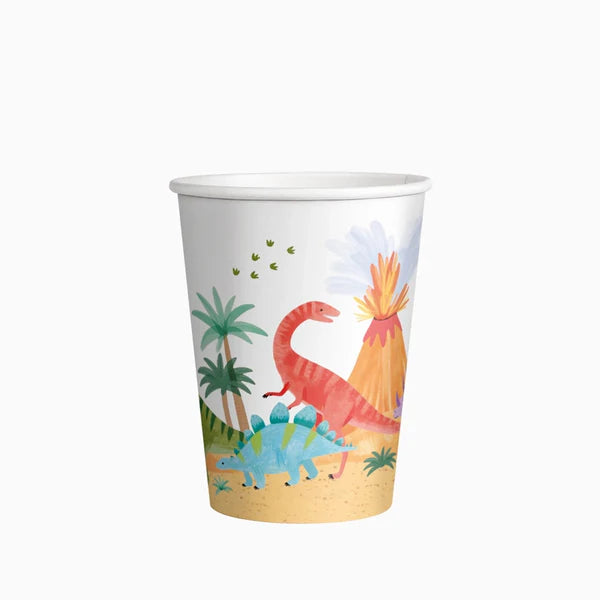 Baby Dino Paper Cups 270 ml (Pack of 10) - Anilas UK