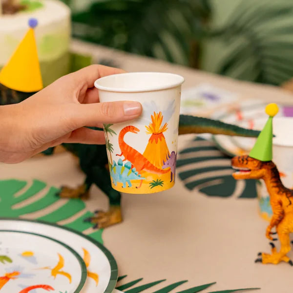 Baby Dino Paper Cups 270 ml (Pack of 10) - Anilas UK