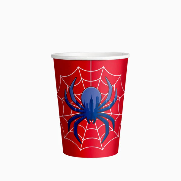 Spider Paper Cups 270 ml (Pack of 10) - Anilas UK