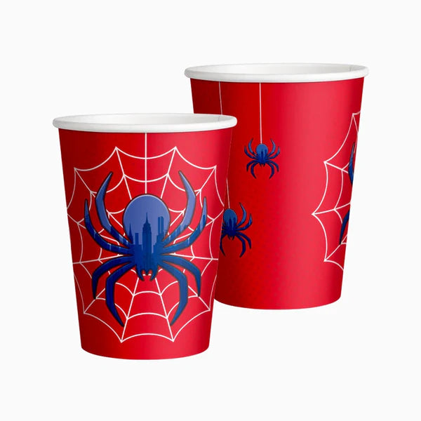 Spider Paper Cups 270 ml (Pack of 10) - Anilas UK