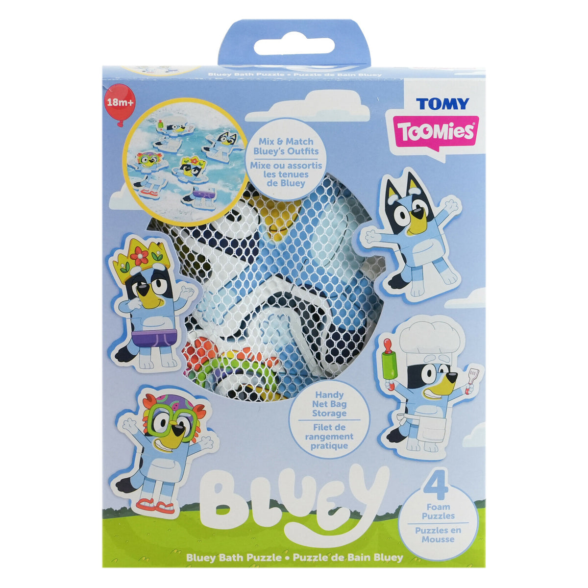 Bluey Bath Puzzle – 8-Piece Foam Jigsaw Set