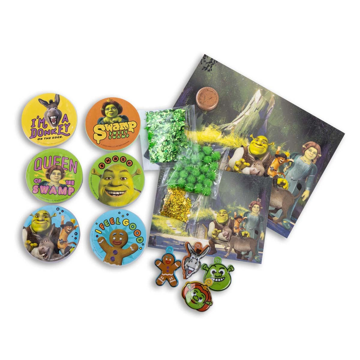 Shrek Slimey Swamp Sand Play Set - Mix it, Stretch it, Build With It - Anilas UK