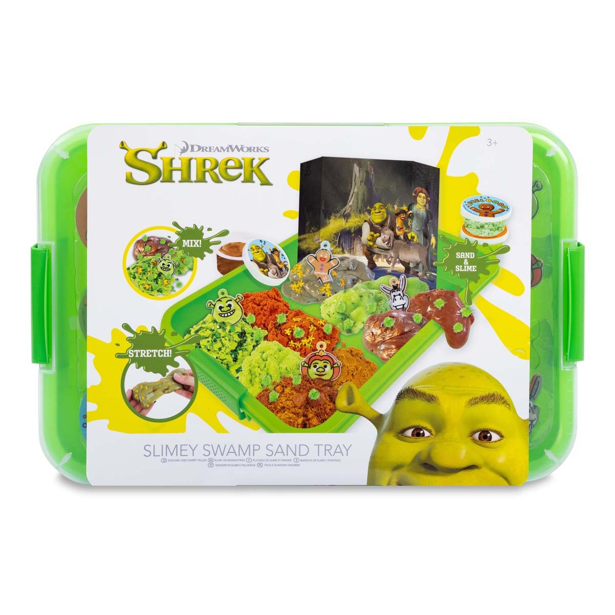 Shrek Slimey Swamp Sand Play Set - Mix it, Stretch it, Build With It - Anilas UK