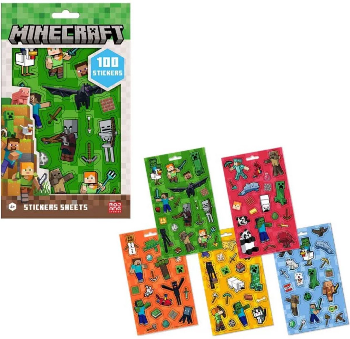 Minecraft Sticker Sheets Book - Anilas UK