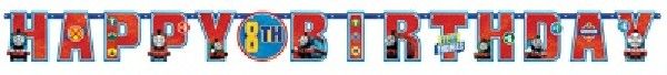 Thomas & Friends Jumbo Happy Birthday Banner - Anilas UK