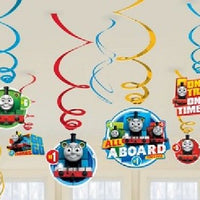 Thomas & Friends Swirl Party Decorations (Pack of 12)