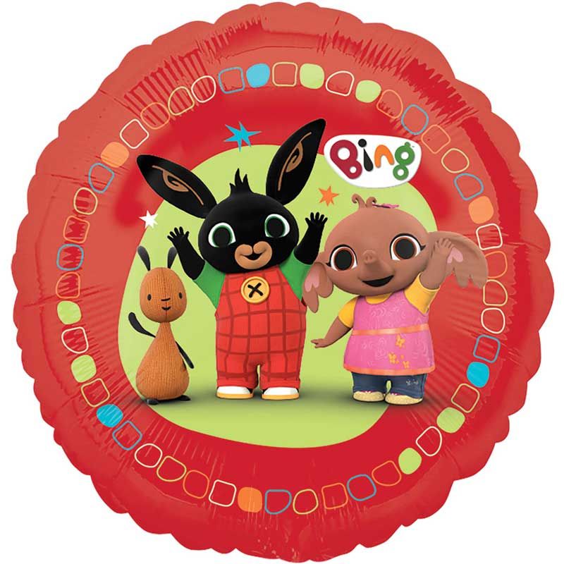 Bing Foil Birthday Balloon Red - Anilas UK