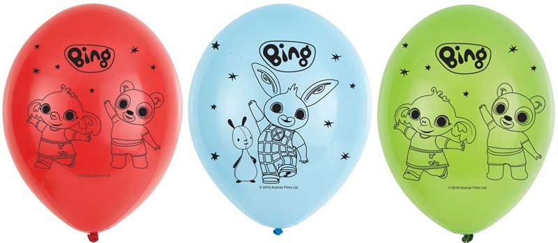 Bing Balloons (Pack of 6) - Anilas UK