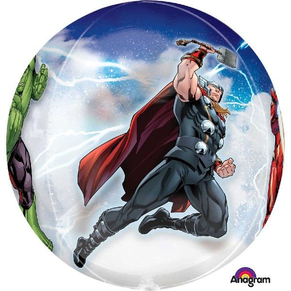 Avengers Orbz Foil Helium Balloon 38cm / 15in - Anilas UK