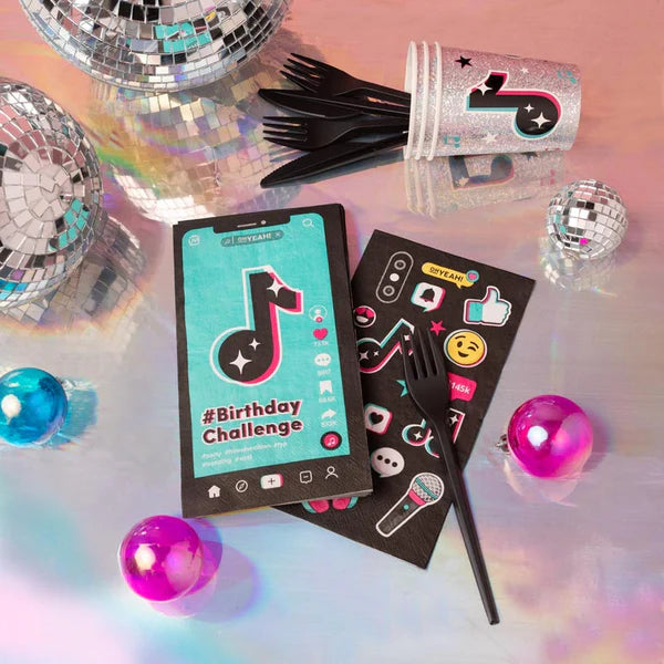 Music Paper Napkins 40 x 32 cm (pack of 20) - Anilas UK