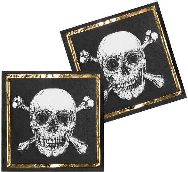 Pirate Napkins (Pack of 12) - Anilas UK