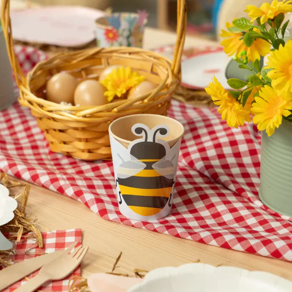 Farm Paper Cups 270 ml (Pack of 6) - Anilas UK
