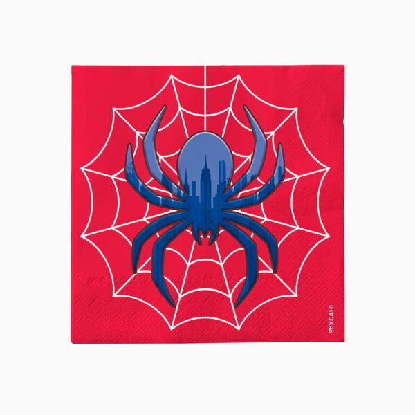 Spider Paper Napkins 33 x 33 cm (pack of 20) - Anilas UK