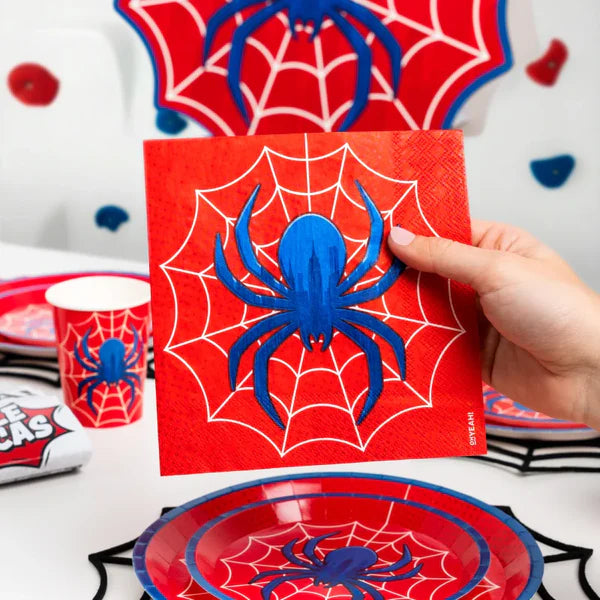 Spider Paper Napkins 33 x 33 cm (pack of 20) - Anilas UK