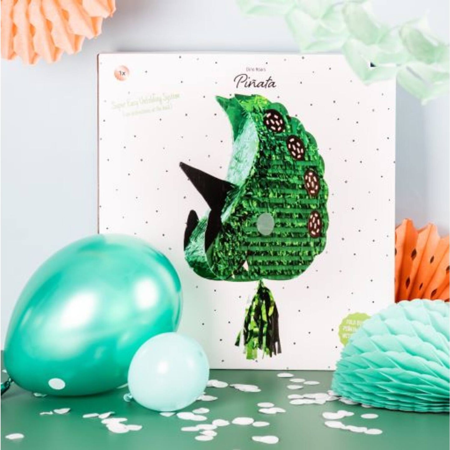 Piñata -  Dino Roars (50 x 50 cm) - Anilas UK