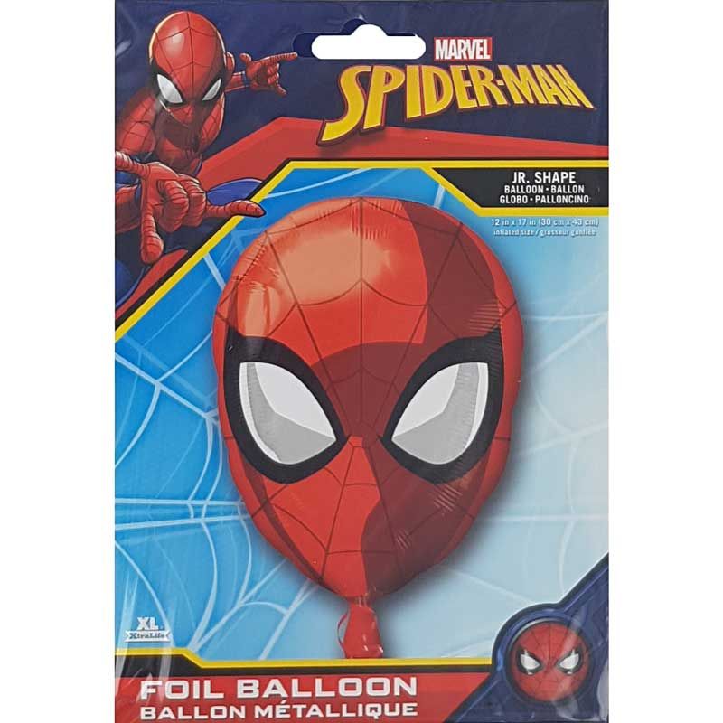 Spider-Man Standard Shape Foil Balloon (30 x 43 cm). - Anilas UK