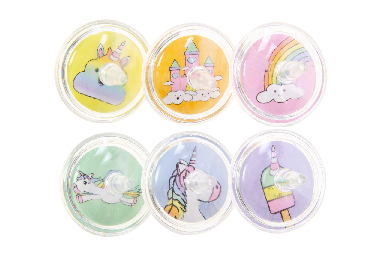 Spinning Top Unicorn (pack of 12) - Anilas UK