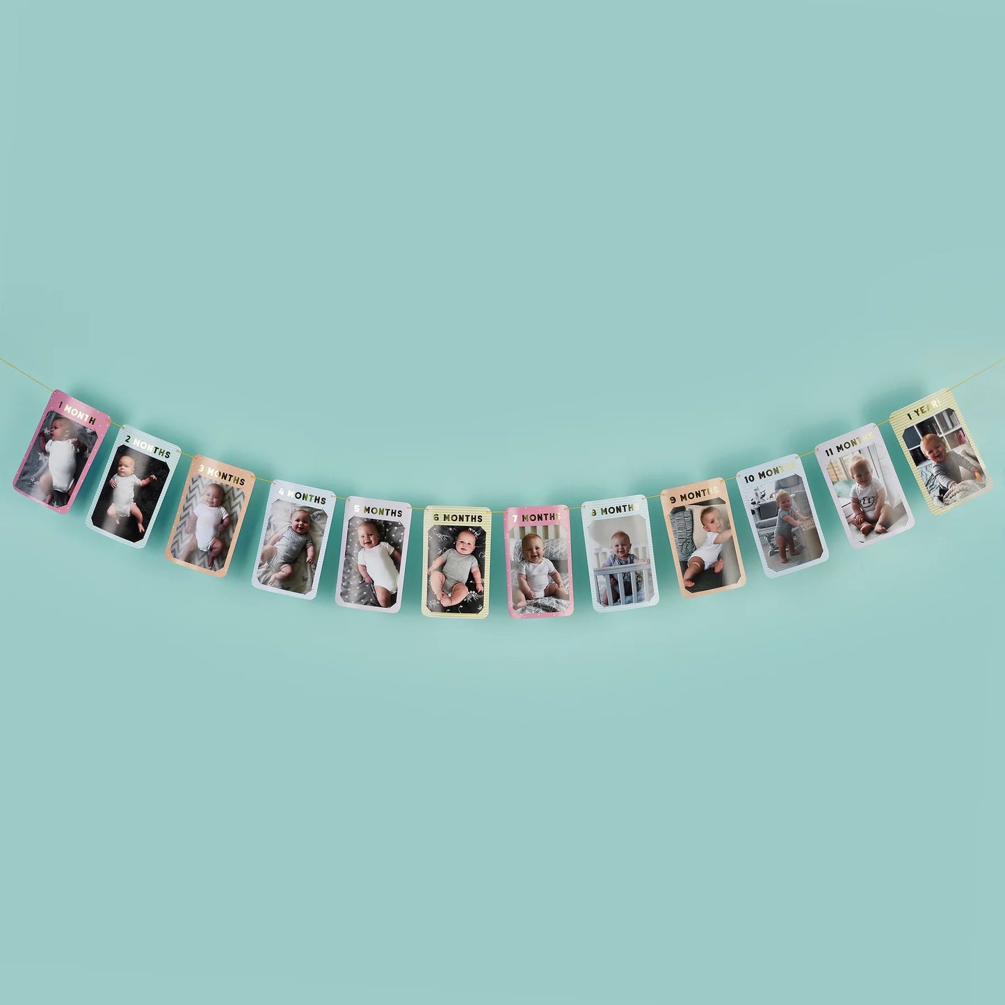 12 Month Milestone Photo Bunting - Anilas UK