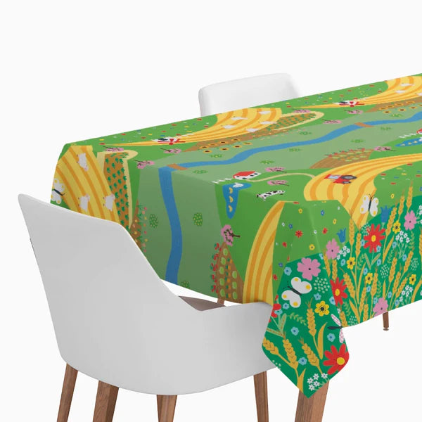 Farm Waterproof Tablecover (180 x 120 cm) - Anilas UK