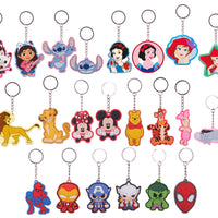 Disney Official Rubber 2D Keyrings - Anilas UK