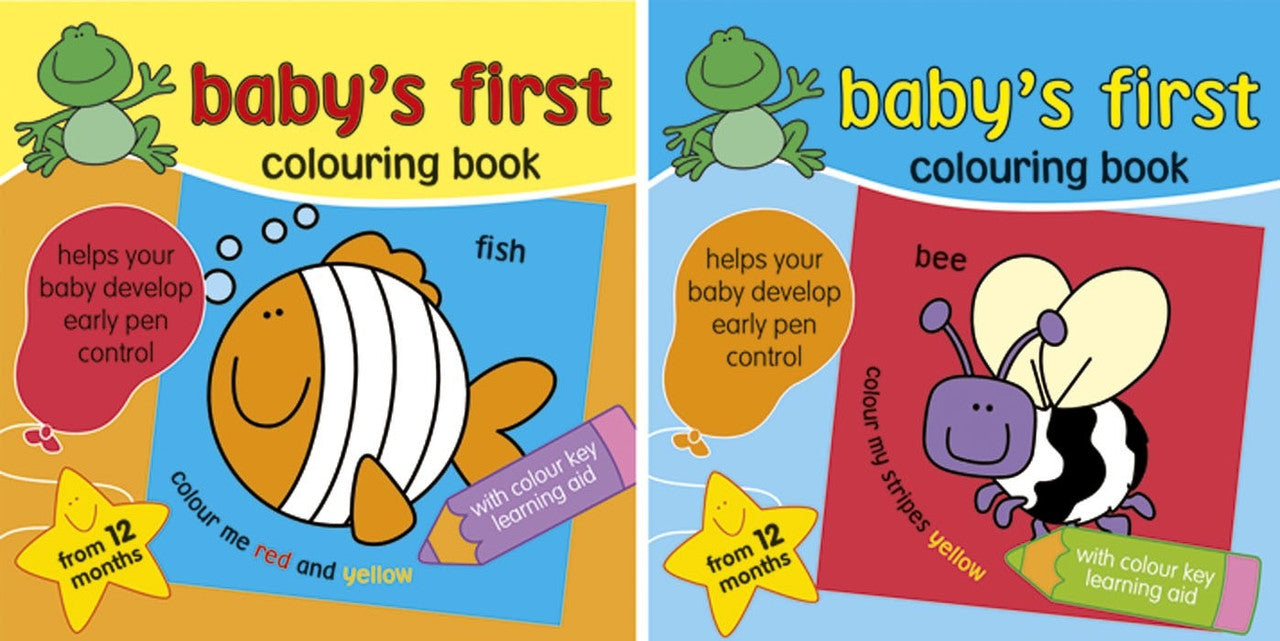 Baby's First Colouring Book - set of 2