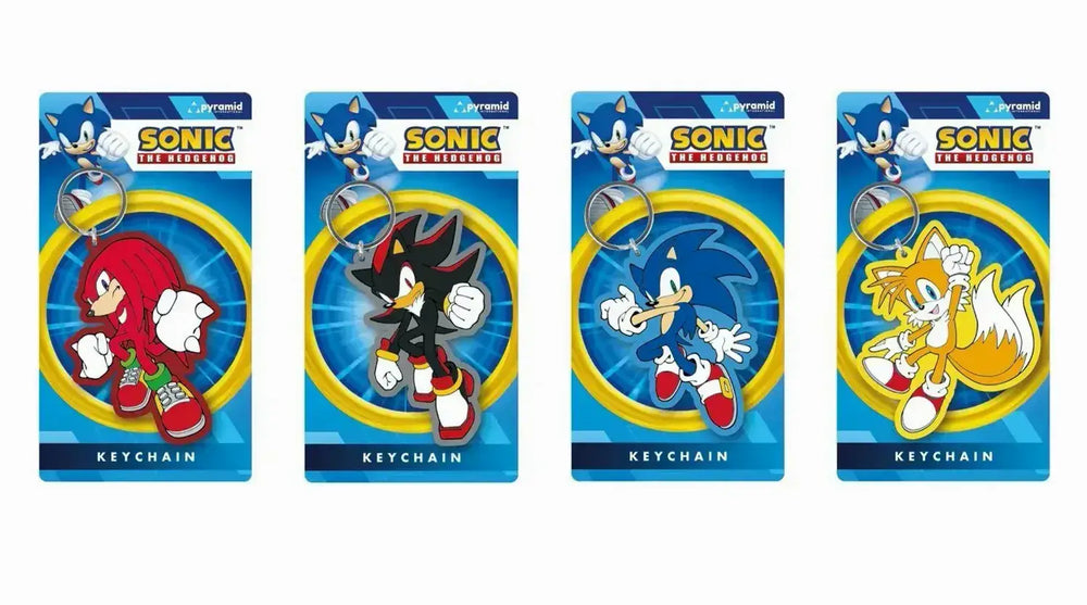 Sonic 2D Keychains