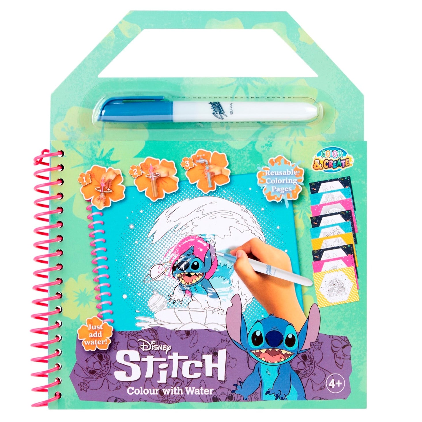 Disney Stitch Colour with Water - Anilas UK