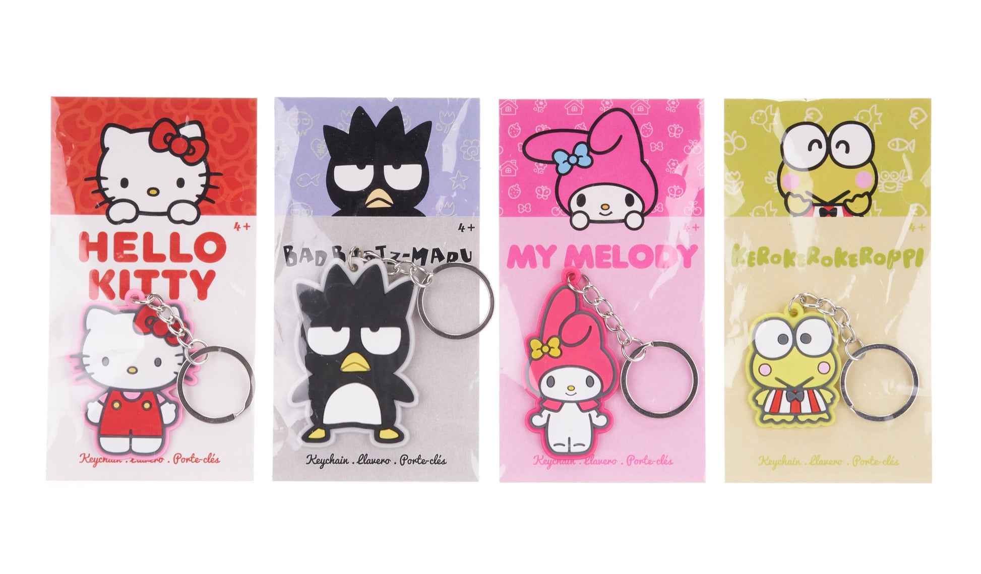 Hello Kitty Soft 2D Keyrings (4 designs) - Anilas UK