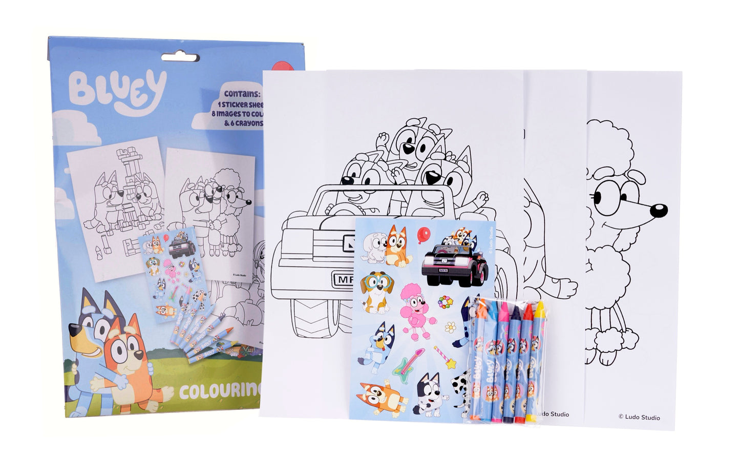 Bluey Colouring Set - Anilas UK