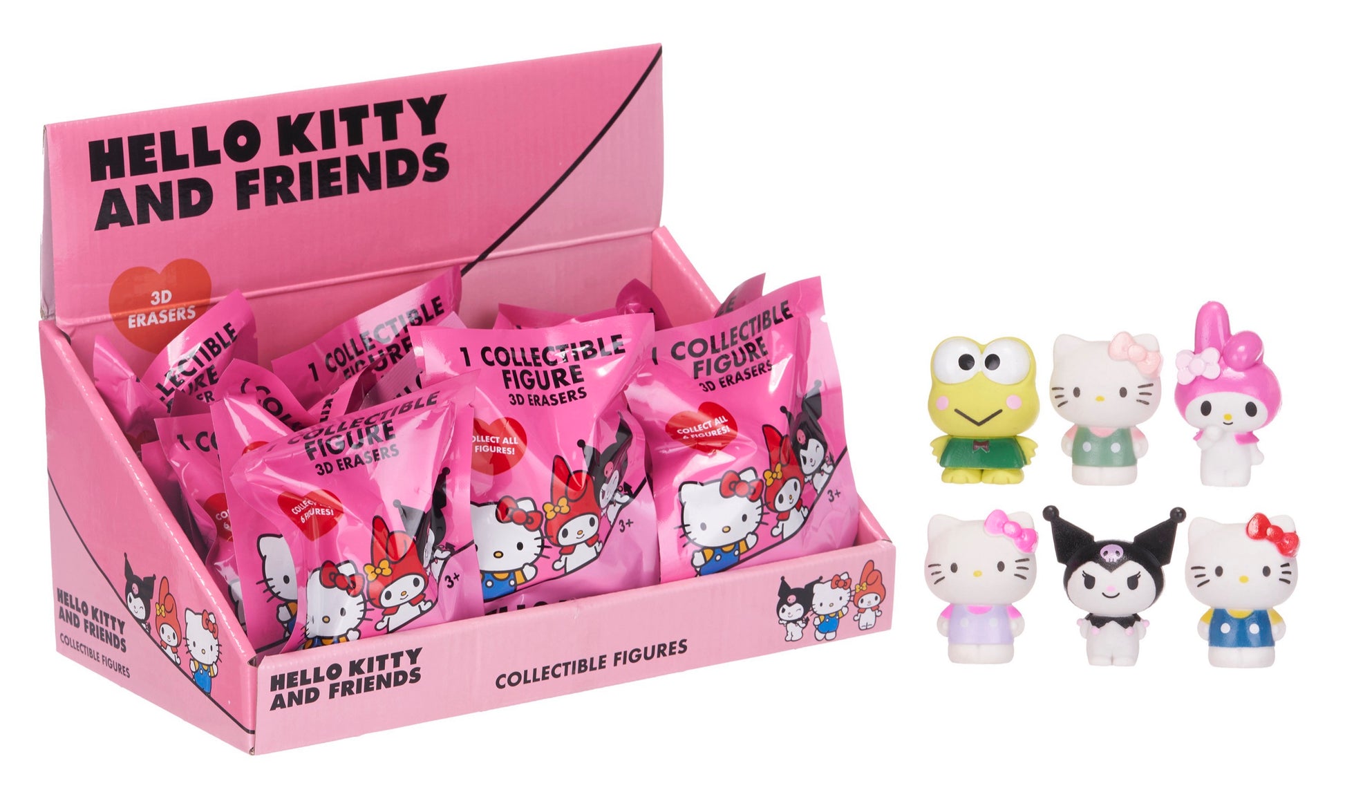 Hello Kitty & Friends 1 Collectible Figure 3D Erasers - Anilas UK