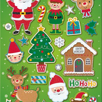 Christmas Santa’s Workshop Foil Stickers - Anilas UK