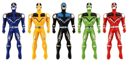 Super Fighter Figures 5 Assorted Colours (Pack of 12) - Anilas UK