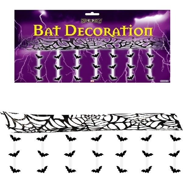 Halloween Ceiling Decoration With Bats (3m) - Anilas UK