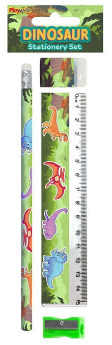 Dinosaur Four Piece Stationery Set - Anilas UK