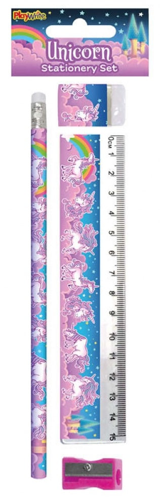 Unicorn Four Piece Stationery Set - Anilas UK