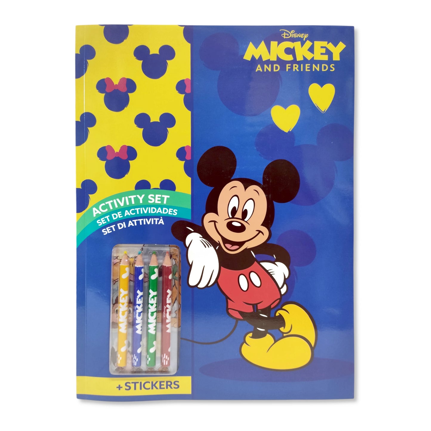 Disney Mickey and Friends Activity Book with Stickers & Pencils