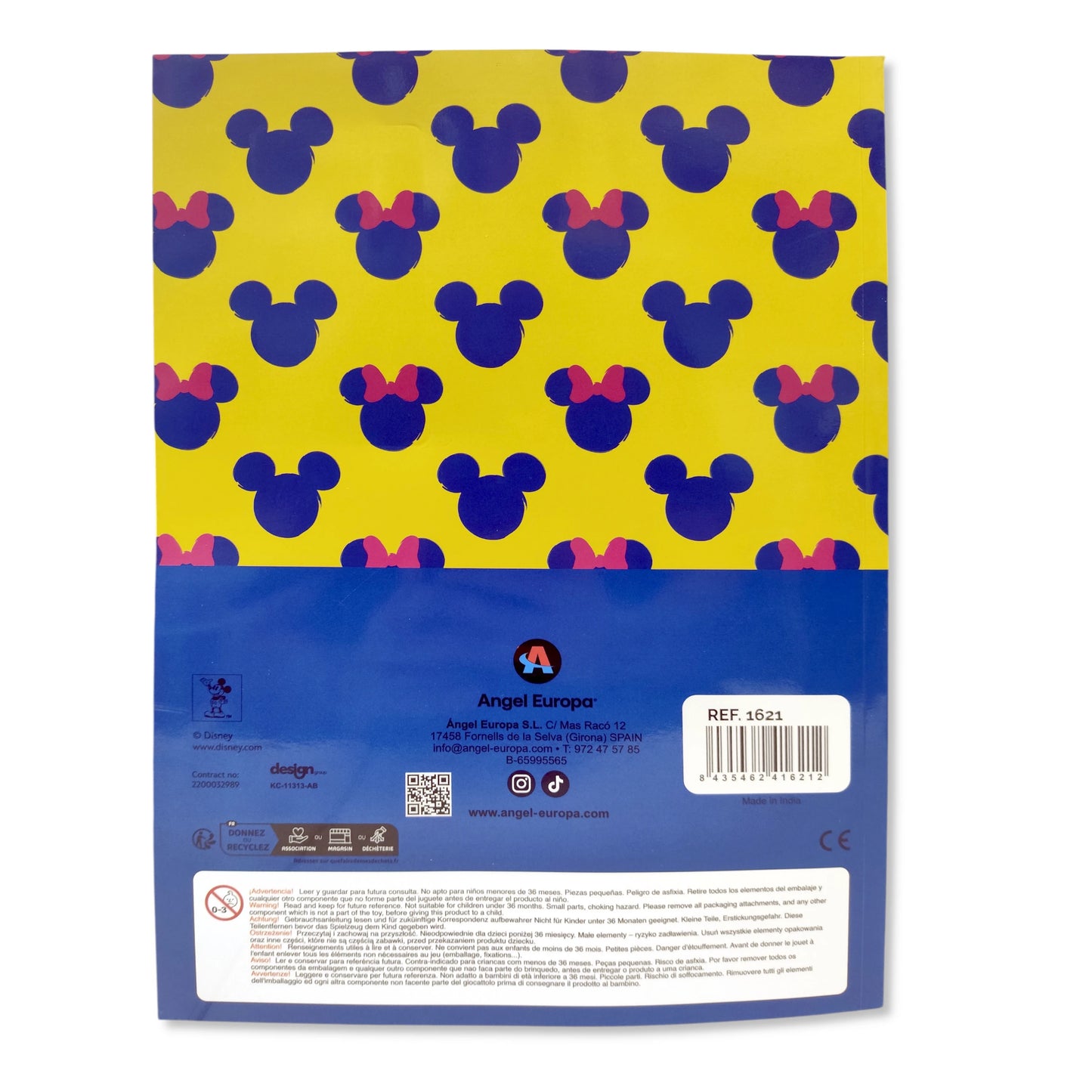 Disney Mickey and Friends Activity Book with Stickers & Pencils