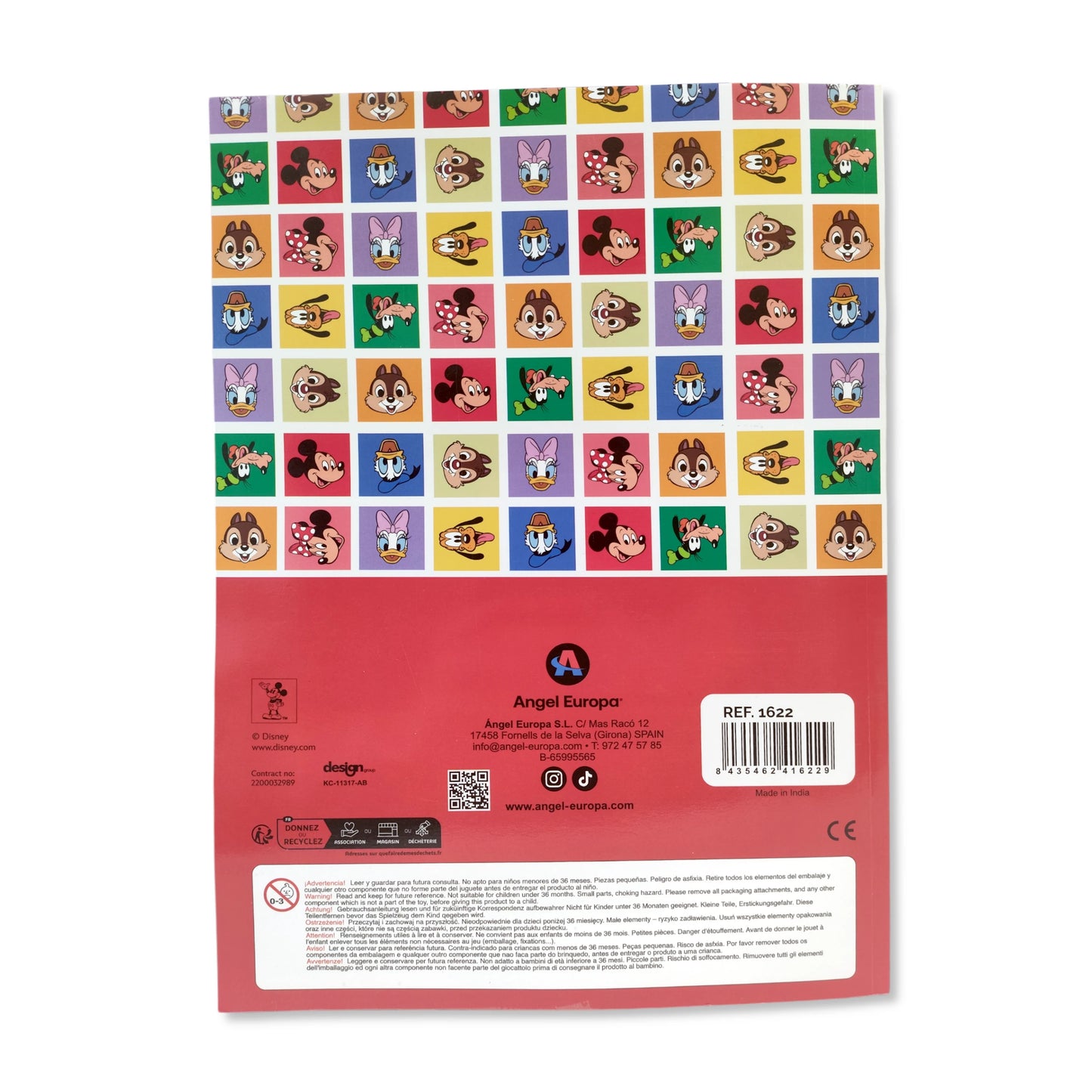 Mickey and Friends Activity Book with Stickers & Pencils