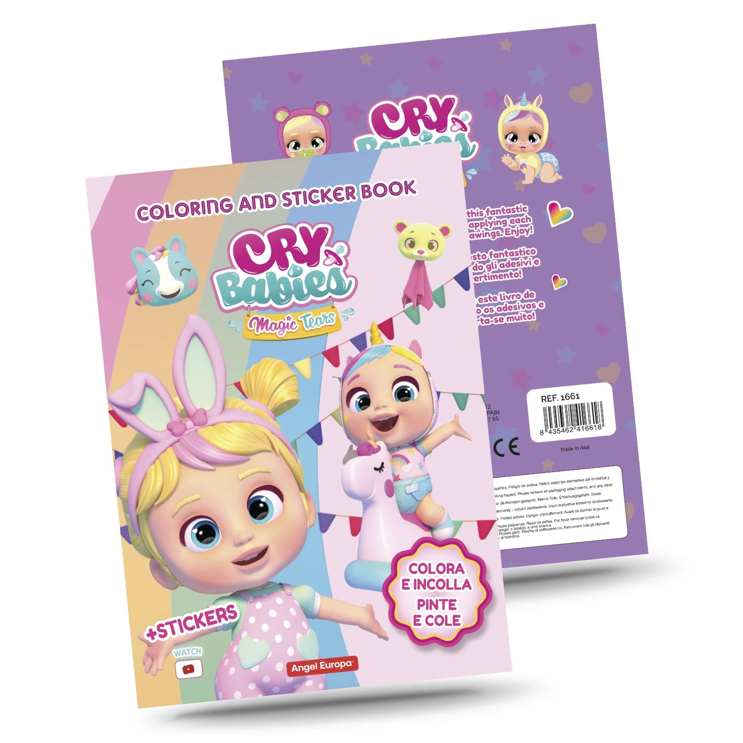 Cry babies Colouring and Sticker Book - Anilas UK