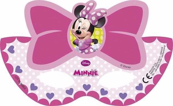 Minnie Mouse Paper Masks (Pack of 6) - Anilas UK