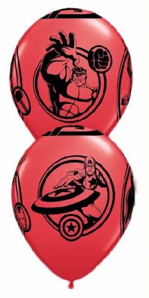 Avengers Balloons (Pack of 6) - Anilas UK