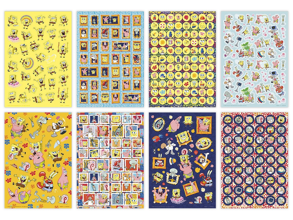 SpongeBob Glitter Sticker Booklet - Over 300 Reusable Stickers