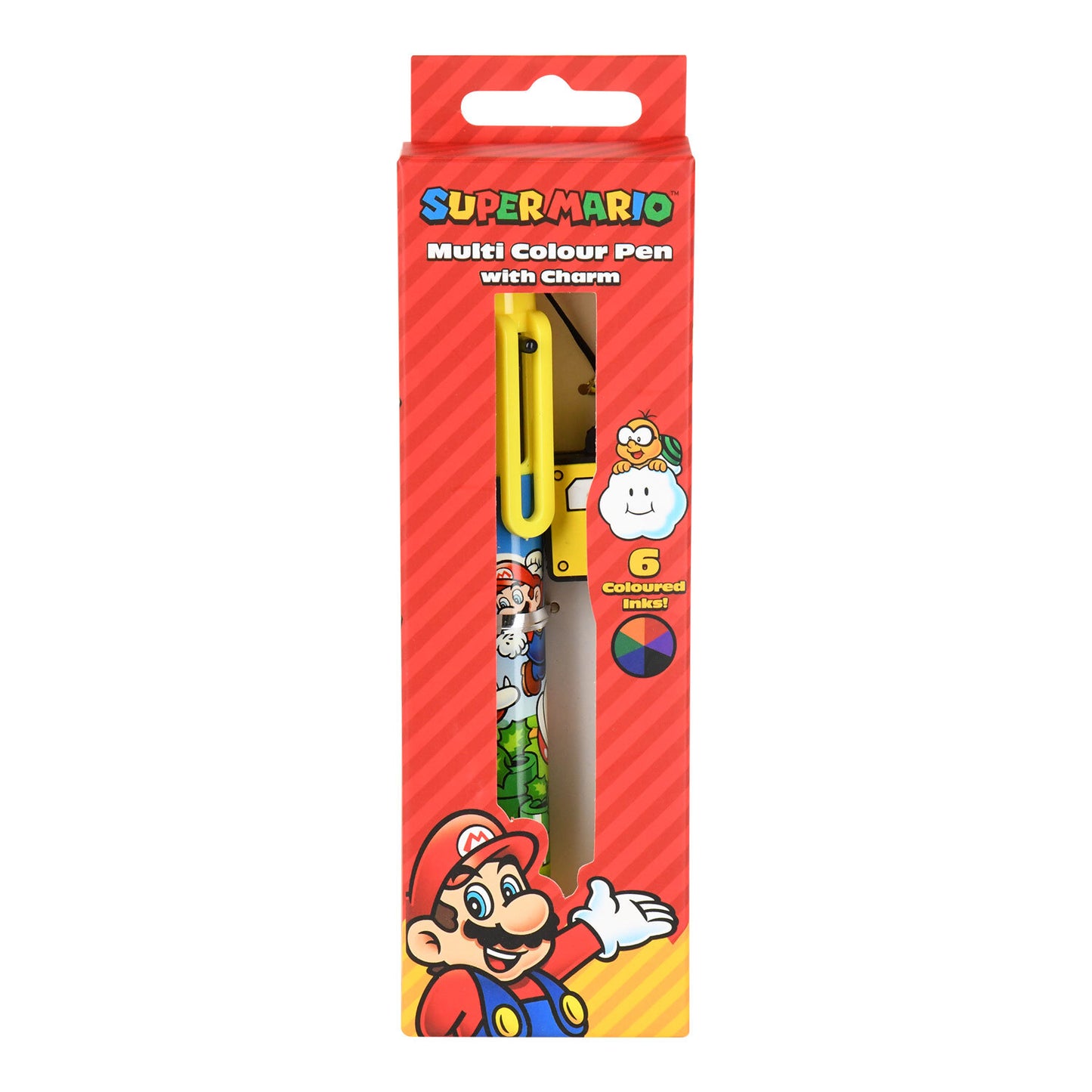 Super Mario Multi Colour Pen With Spinner