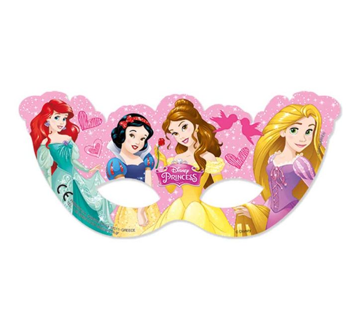 Princess Live Your Story Paper Masks (Pack of 6) - Anilas UK