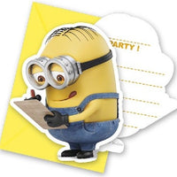 Lovely Minions Invitations (pack of 6)