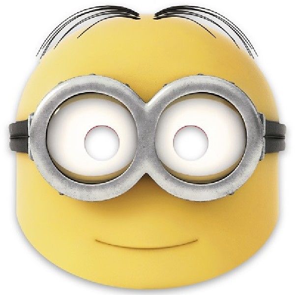 Lovely Minions Kids Party Masks (Pack of 6) - Anilas UK