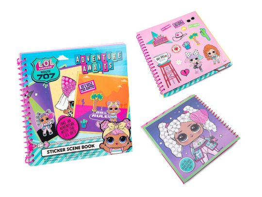L.O.L Surprise Deluxe Spiral Sticker Scene Book - Anilas UK