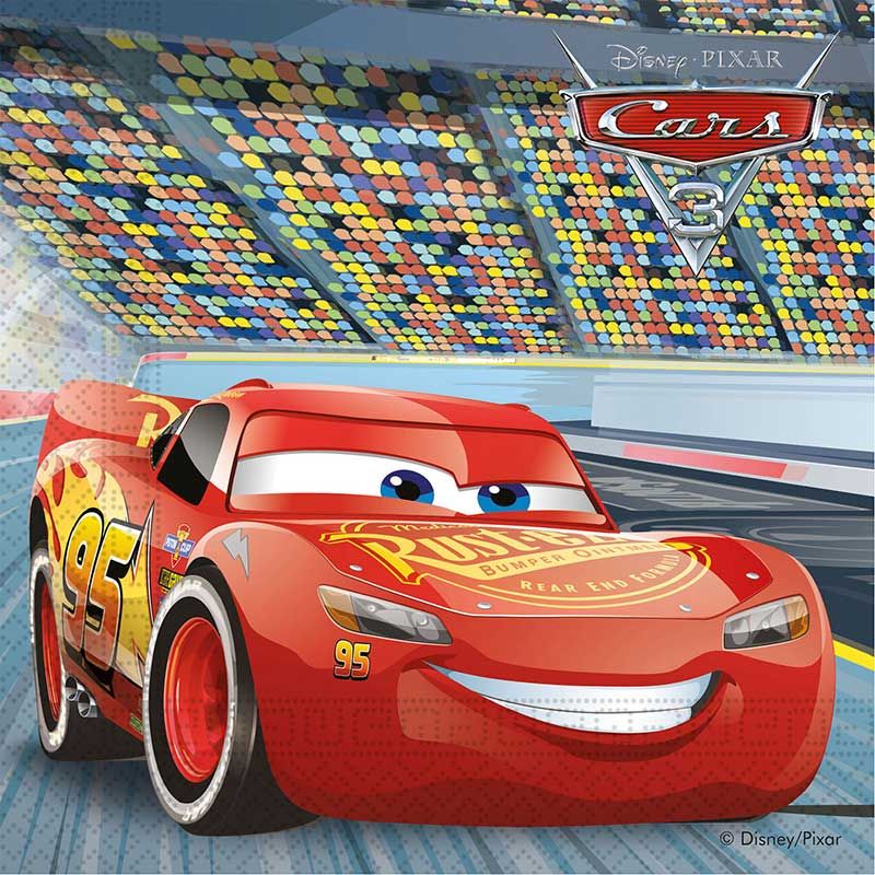Disney Cars Spirit Napkins (Pack of 20) - Anilas UK