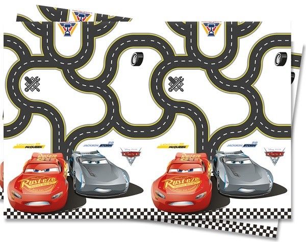 Disney Cars Plastic Table Cover (1.2 x 1.8 m) - Anilas UK
